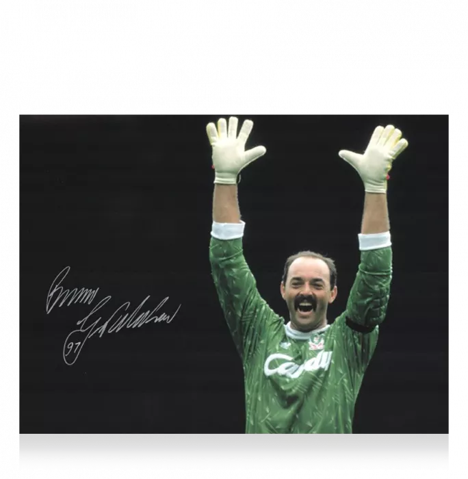 Bruce Grobbelaar Signed Liverpool Photo In Premium Photo Frame