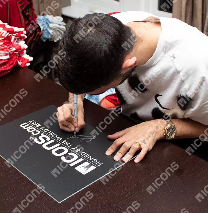 Bruno Fernandes Signed Black And Red Nike Vapor Boot