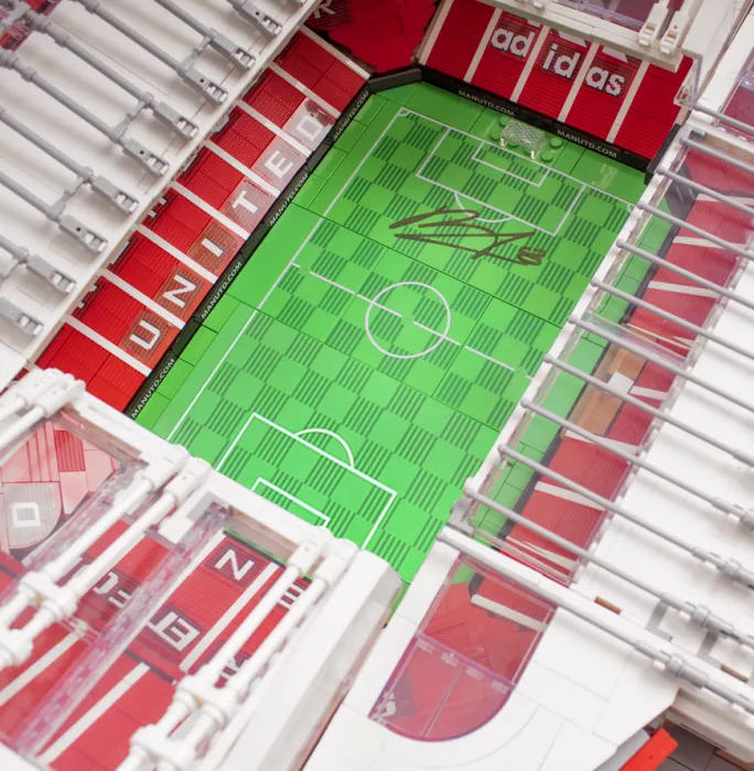 Bruno Fernandes Signed LEGO® Old Trafford Set