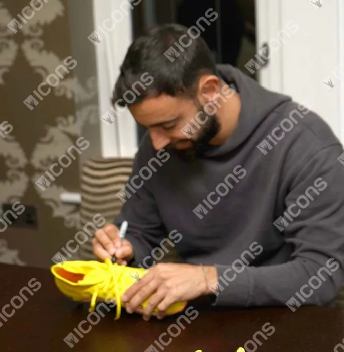 Bruno Fernandes Signed Mercurial Superfly Pro Nike Boot