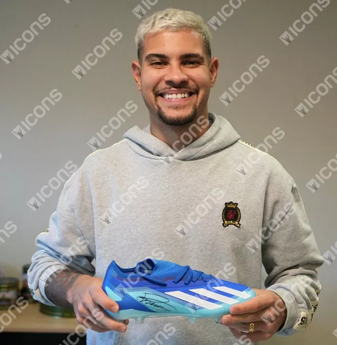 Bruno Guimaraes Signed Adidas X Crazyfast.1 Boot In Acrylic Case