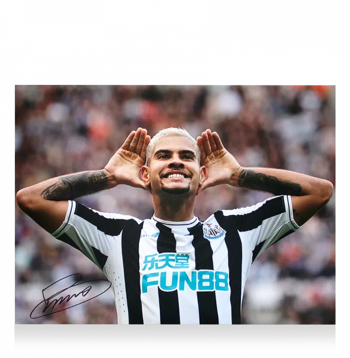 Bruno Guimarães Signed Newcastle United Photo In Black Wooden Frame: Geordie Legend
