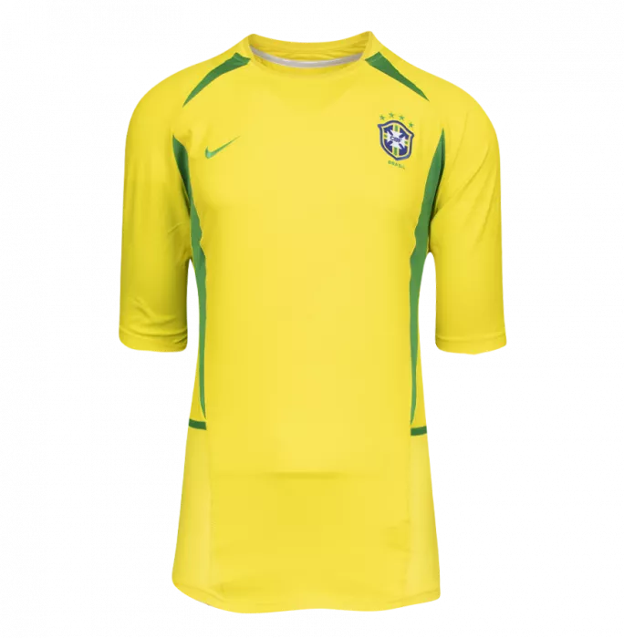 Cafu Official 2002 FIFA World Cup™ Back Signed And Hero Framed Brazil 2002-04 Home Shirt: 2002 FIFA World Cup Winning Captain Edition