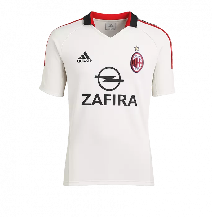 Cafu Official UEFA Champions League Back Signed And Hero Framed AC Milan 2005-06 Away Shirt