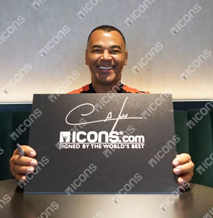 Cafu Official UEFA Champions League Signed 3D Mini Replica Trophy On Stand: 2007 Winner