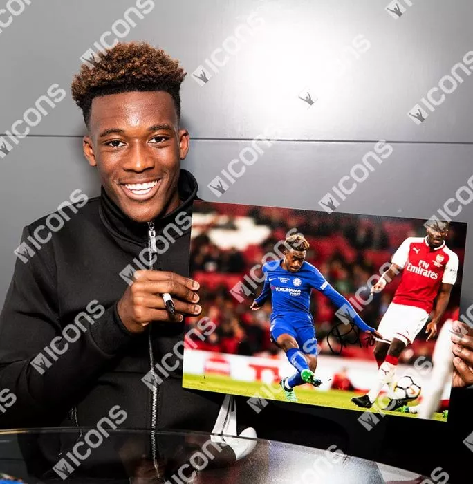 Callum Hudson-Odoi Signed Chelsea Photo: FA Youth Cup Winner