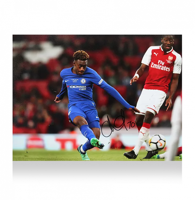 Callum Hudson-Odoi Signed Chelsea Photo: FA Youth Cup Winner
