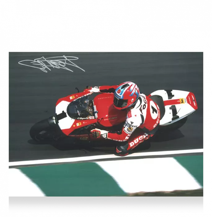 Carl Fogarty Signed Photo In Premium Photo Frame