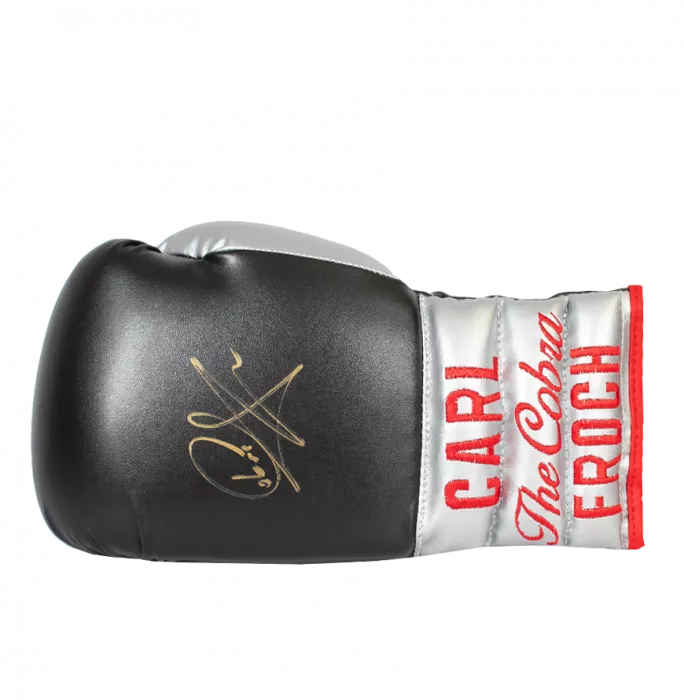 Carl Froch Signed Boxing Glove: The Cobra In Bubble Frame: Option 1