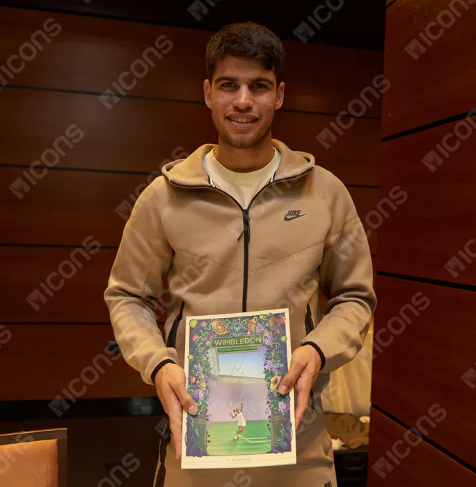 Carlos Alcaraz Signed 2023 Wimbledon Final Programme