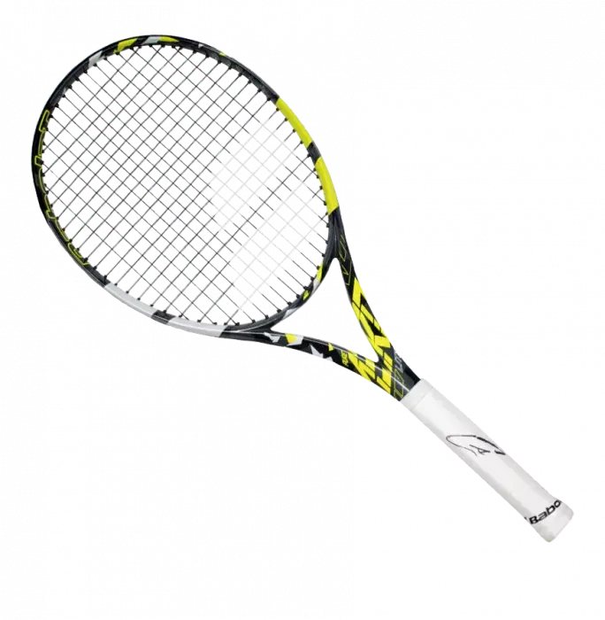 Carlos Alcaraz Signed And Framed Black And Yellow Babolat Pure Aero Tennis Racket