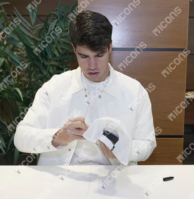 Carlos Alcaraz Signed Nike Dri-FIT Club Structured Swoosh Cap