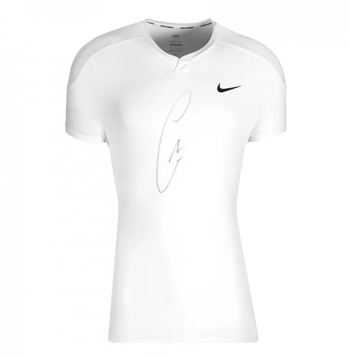 Carlos Alcaraz Signed Nike Slam Men's Dri-FIT Tennis Shirt In Deluxe Packaging