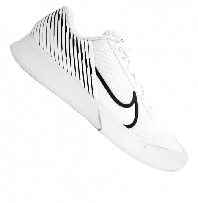 Carlos Alcaraz Signed White Nike Zoom Vapor Tennis Shoe In Acrylic Case