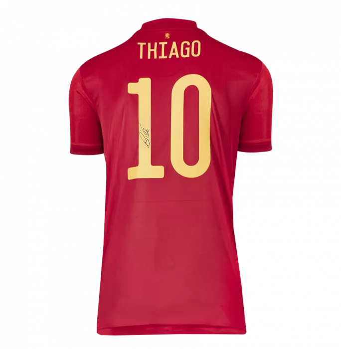 Cesar Azpilicueta & Thiago Alcantara Signed Shirts In Classic Dual Frame