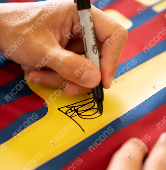 Cesc Fabregas Official FC Barcelona Back Signed 2011-12 Home Shirt