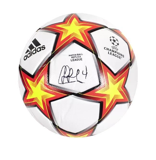 Cesc Fabregas Signed UEFA Champions League Football