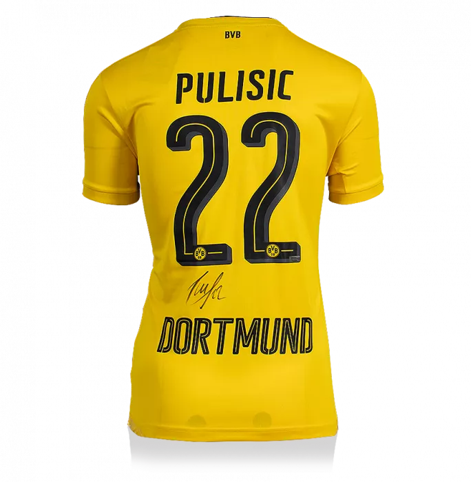 Christian Pulisic Signed Borussia Dortmund 2018-19 Home Shirt