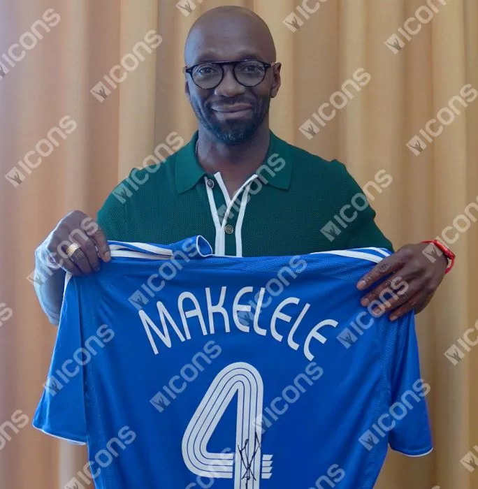 Claude Makelele Back Signed Chelsea FC 2005-06 Home Shirt