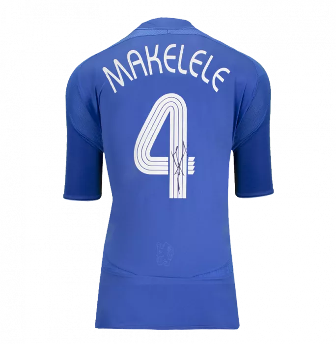 Claude Makelele Back Signed Chelsea FC 2005-06 Home Shirt