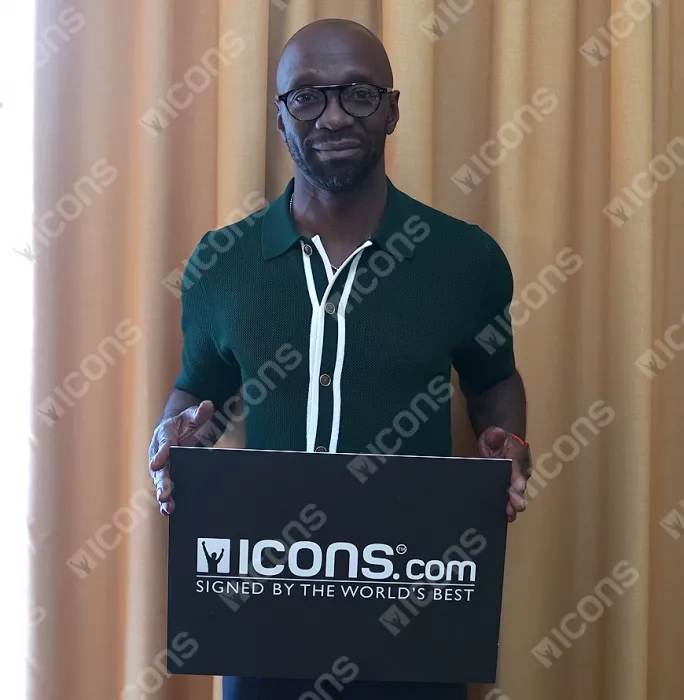 Claude Makelele Back Signed Modern Paris Saint-Germain Home Shirt With Fan Style Numbers