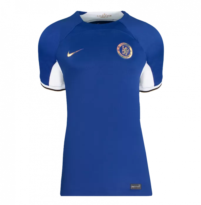 Cole Palmer Back Signed Chelsea 2023-24 Home Shirt In Hero Frame: Option 1