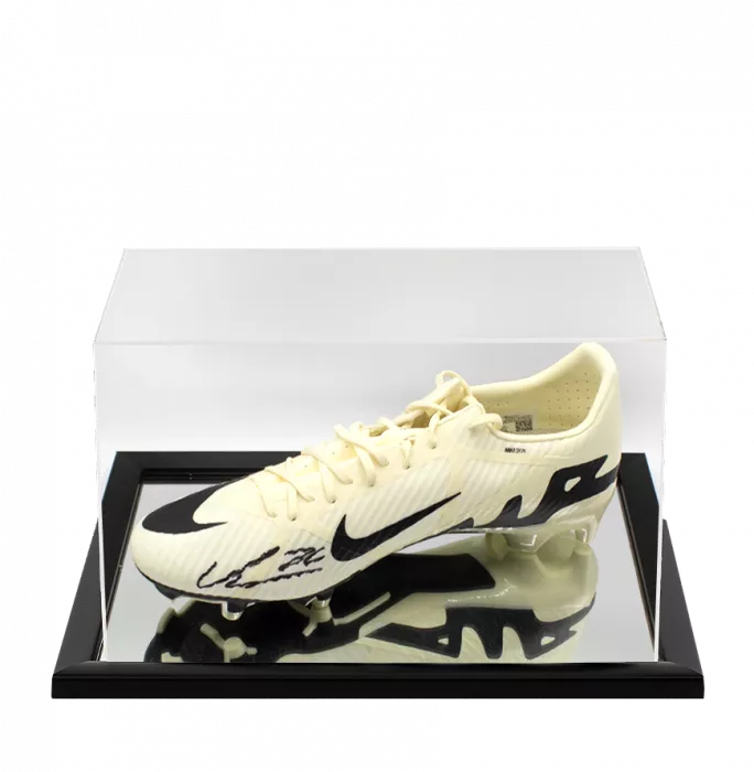 Cole Palmer Signed Nike Mercurial Vapor Boot In Acrylic Case