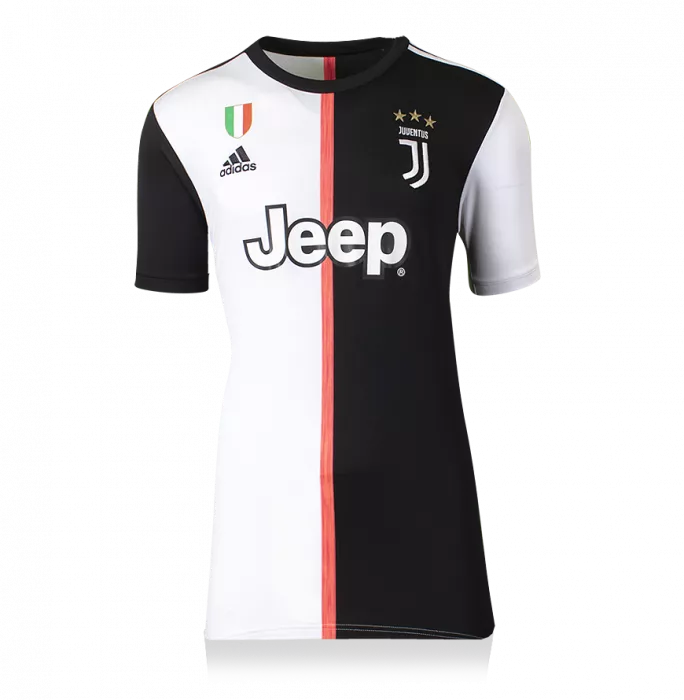 Cristiano Ronaldo Back Signed Juventus 2019-20 Home Shirt In Classic Frame