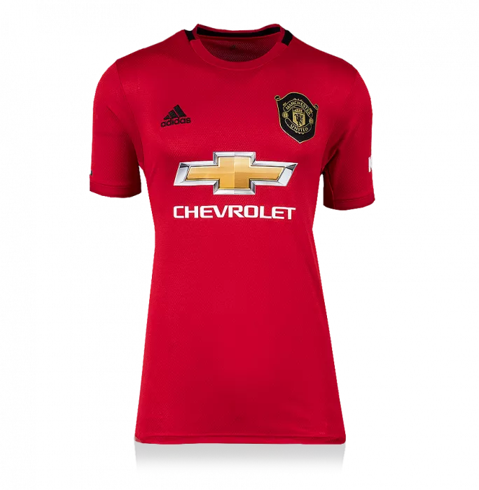 Cristiano Ronaldo Back Signed Manchester United 2019-20 Home Shirt In Classic Frame