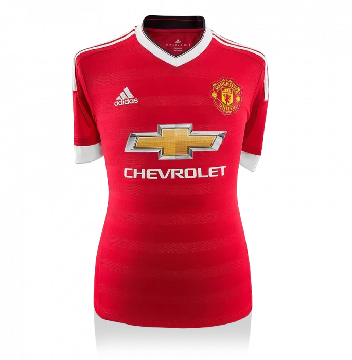 Cristiano Ronaldo Back Signed Manchester United Home Shirt With Fan Style Number