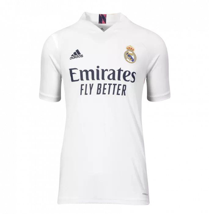 Cristiano Ronaldo Back Signed Real Madrid 2020-21 Home Shirt