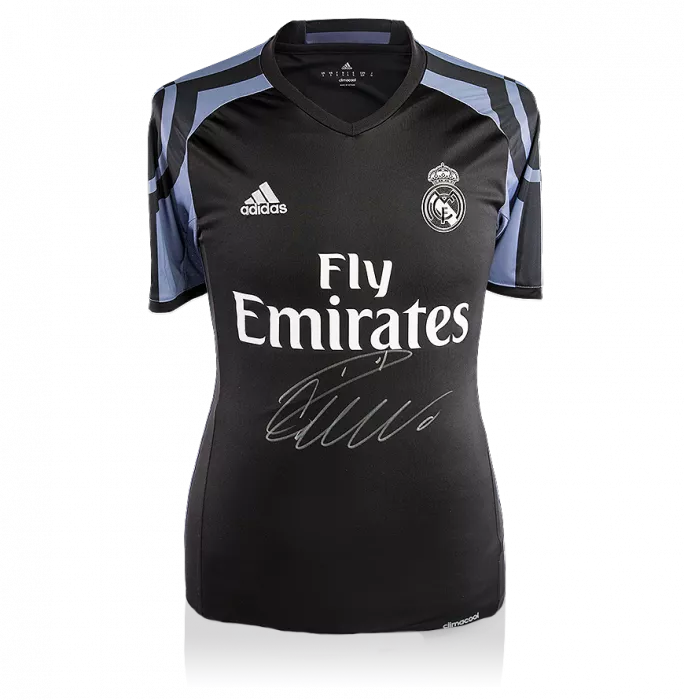 Cristiano Ronaldo Front Signed And Framed Real Madrid 2016-17 Third Shirt