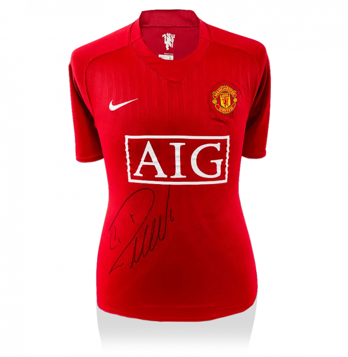 Cristiano Ronaldo Front Signed Manchester United 2007-08 Home Shirt