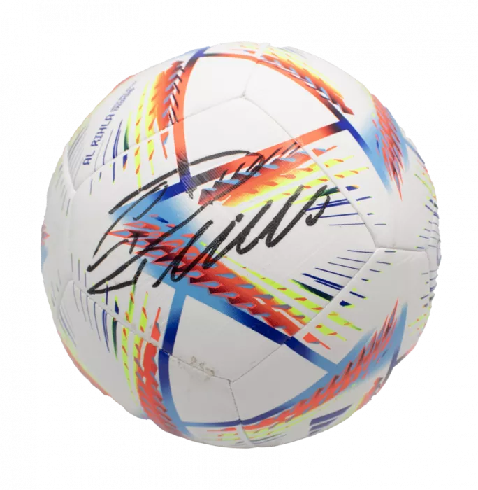 Cristiano Ronaldo Official 2022 FIFA World Cup™ Signed Football In Acrylic Case