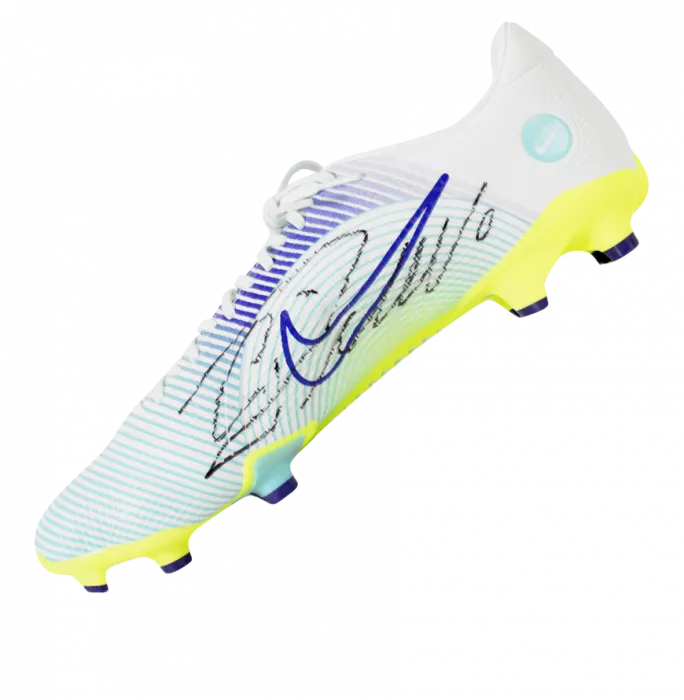 Cristiano Ronaldo Official UEFA Champions League Signed Nike Boot In Photo Acrylic Case: Option 1