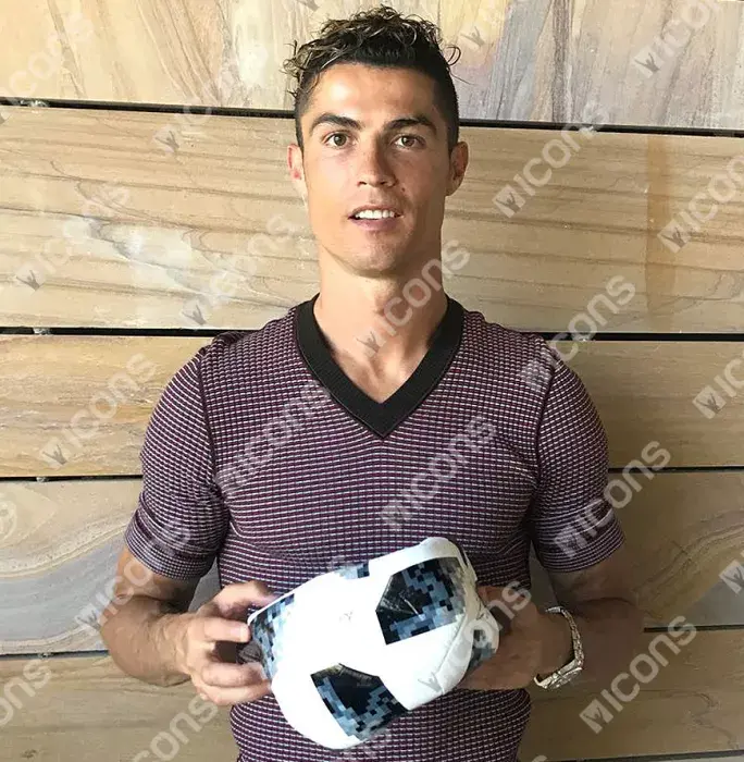 Cristiano Ronaldo Signed 2018 FIFA World Cup Telstar 18 Football