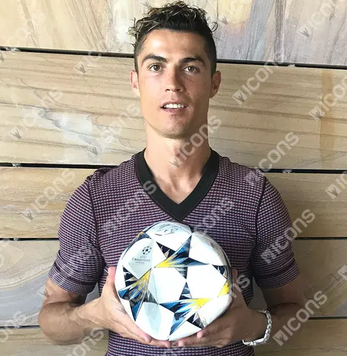 Cristiano Ronaldo Signed 2018 UEFA Champions League Final Football