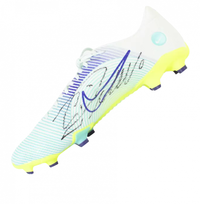Cristiano Ronaldo Signed Blue/Green Nike Mercurial Vapor Boot