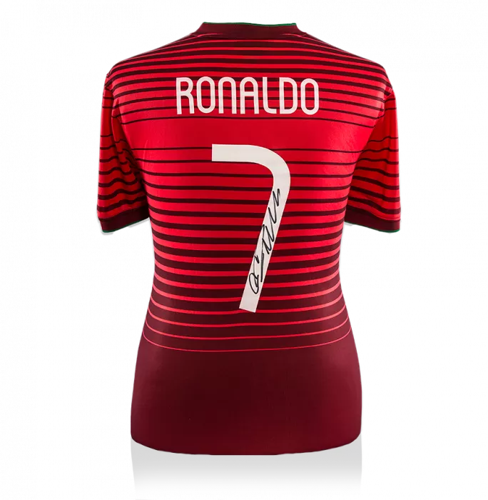 Cristiano Ronaldo Signed Portugal 2014 Home Shirt