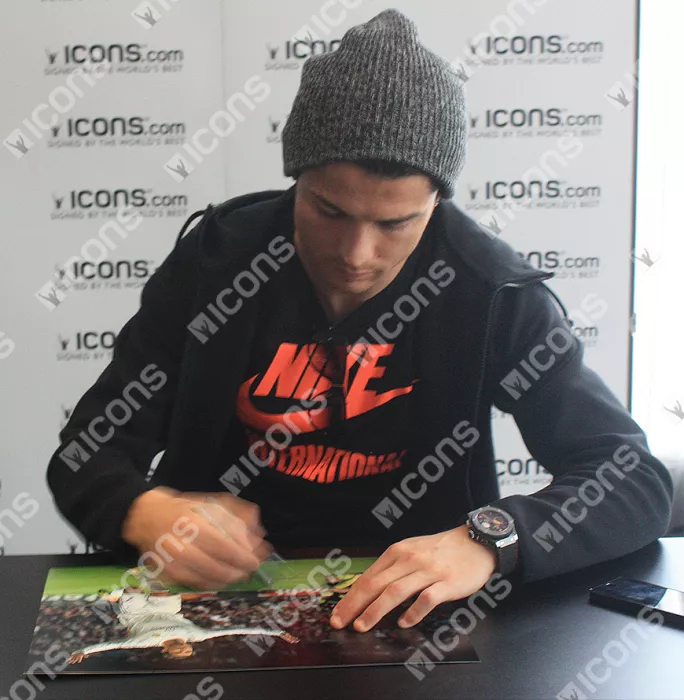 Cristiano Ronaldo Signed Real Madrid Photo: UEFA Champions League Goal Vs Juventus