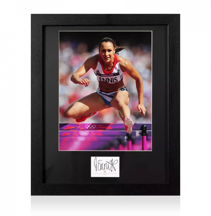 Dame Jessica Ennis-Hill Signed Team GB Card And Photo Frame: Option 1