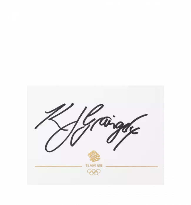 Dame Katherine Grainger Signed Team GB Card And Photo Frame: Option 1