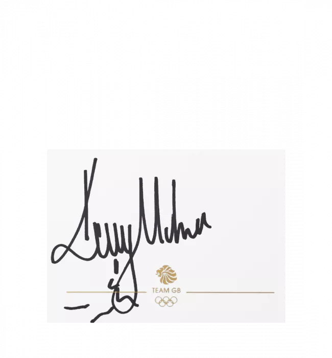 Dame Kelly Holmes Signed Team GB Card And Photo Frame: Option 1