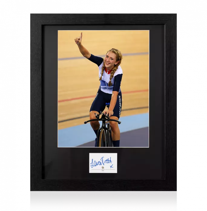 Dame Laura Kenny Signed Team GB Card And Photo Frame: Option 1