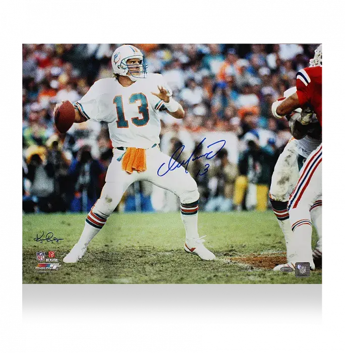 Dan Marino Signed Miami Dolphins Photo: NFL MVP