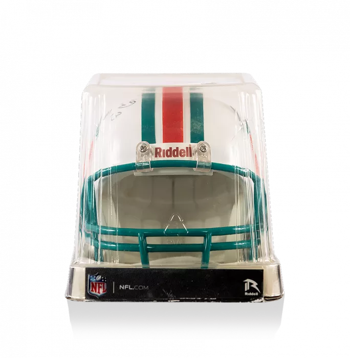 Dan Marino Signed Mini Miami Dolphins Riddell Helmet