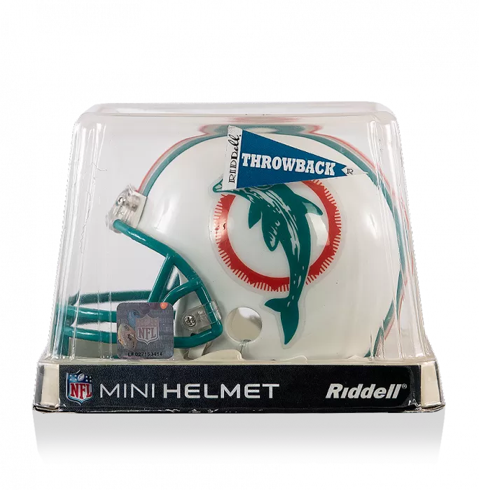 Dan Marino Signed Mini Miami Dolphins Riddell Helmet