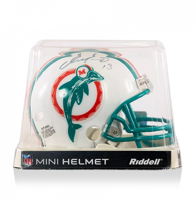Dan Marino Signed Mini Miami Dolphins Riddell Helmet