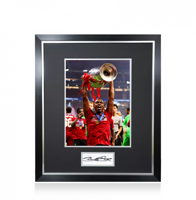 Daniel Sturridge Signed Plaque and Photo Frame: 2019 UEFA Champions League Winner