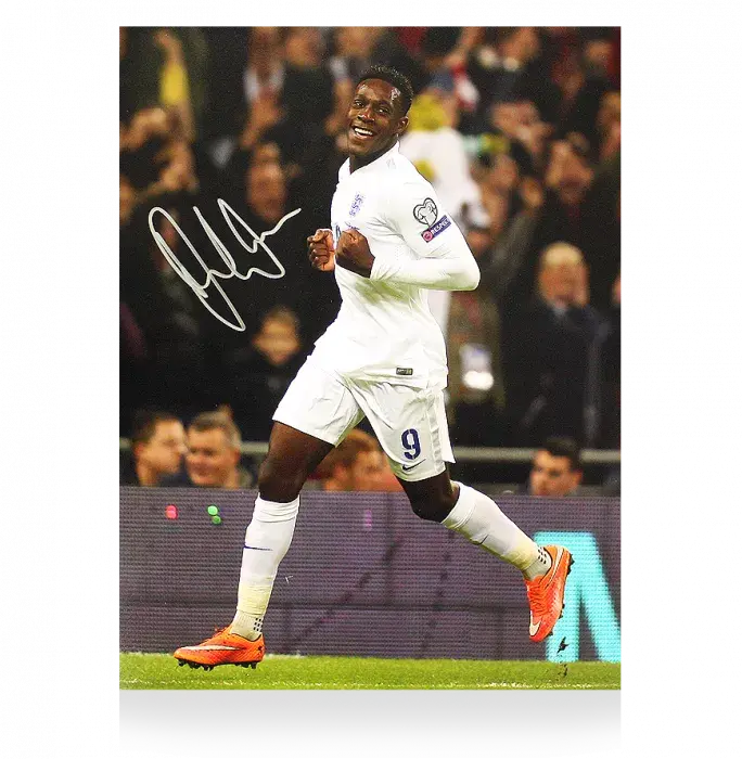 Danny Welbeck Signed England Photo In Premium Photo Frame: Goal Vs Slovenia